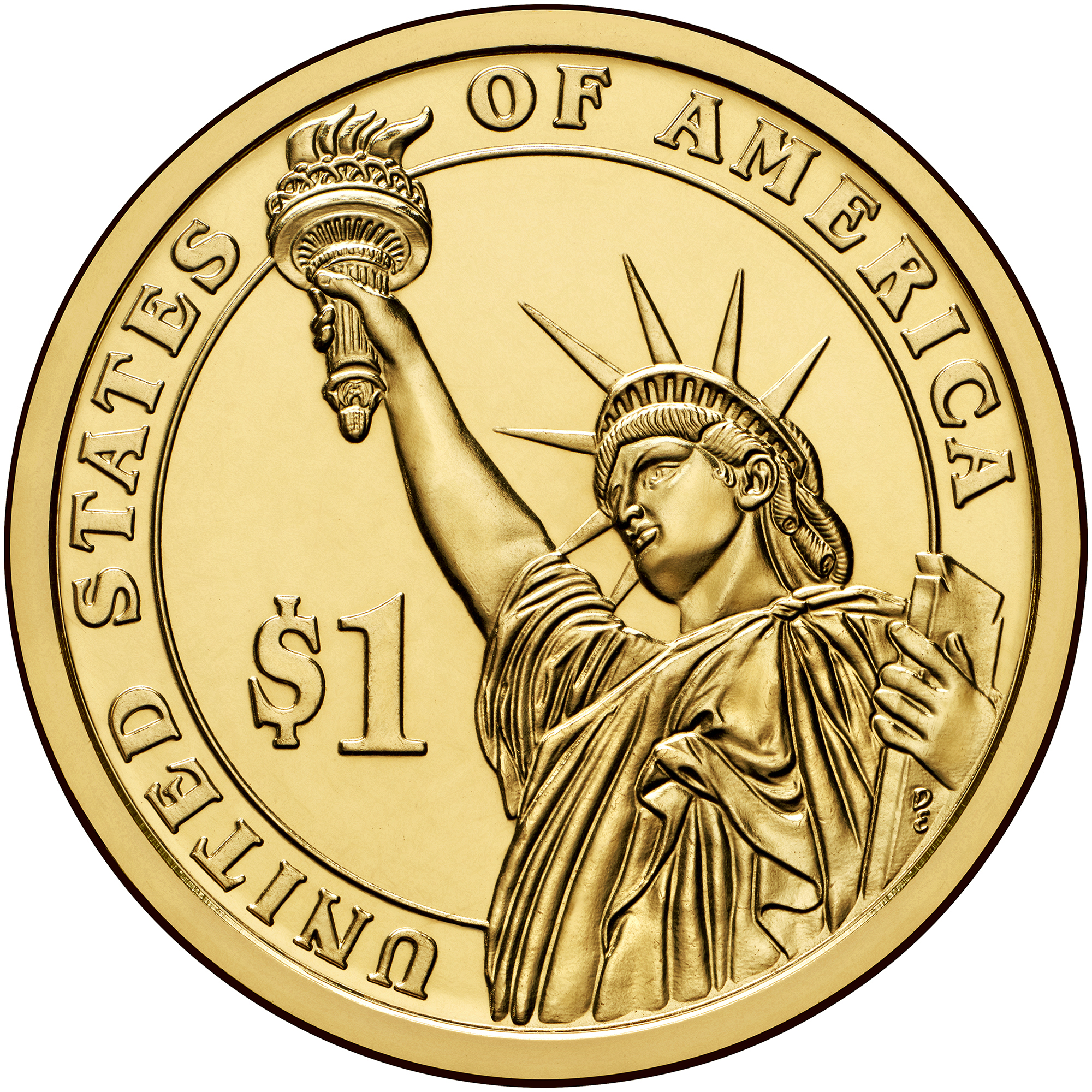 2015 Presidential Dollar Coin Uncirculated Reverse