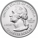2016 America The Beautiful Quarters Coin Uncirculated Obverse Denver