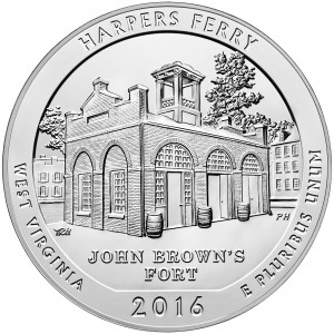 WV 2016-D HARPERS FERRY NATIONAL HISTORICAL PARK QUARTERS UNCIRCULATED 