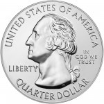 2016 America The Beautiful Quarters Five Ounce Silver Bullion Coin Shawnee Illinois Obverse