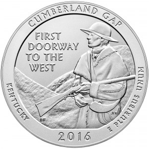 Details about   2016 D Parks Quarter ATB Cumberland Gap National Park Choice BU CN-Clad US Coin