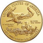 2016 American Eagle Gold One Ounce Uncirculated Coin Reverse
