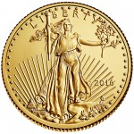 2016 American Eagle Gold Quarter Ounce Bullion Coin Obverse