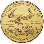 2016 American Eagle Gold Quarter Ounce Bullion Coin Reverse