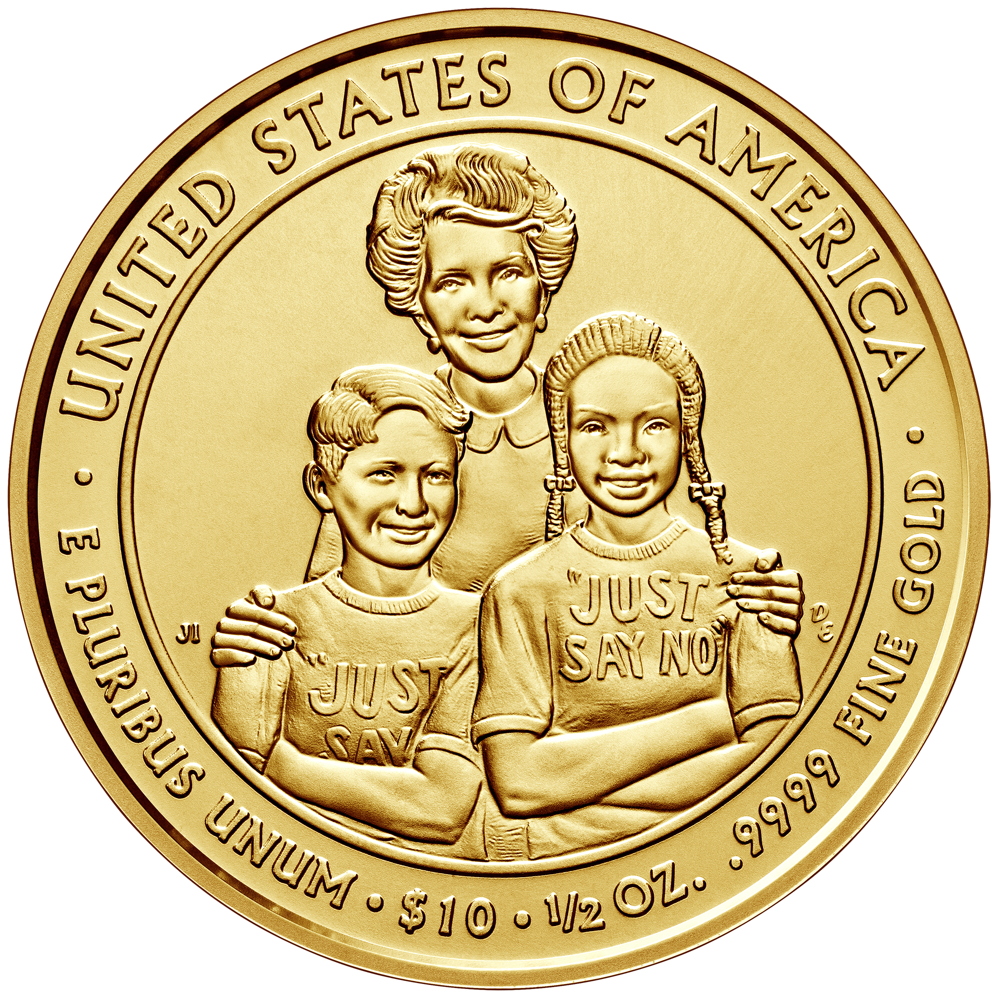 2016 First Spouse Gold Coin Nancy Reagan Uncirculated Reverse