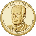 2016 Presidential Dollar Coin Gerald R. Ford Proof Obverse