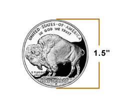 Genuine 2001 American Buffalo Commemorative Proof Silver Dollar Source: The United States Mint