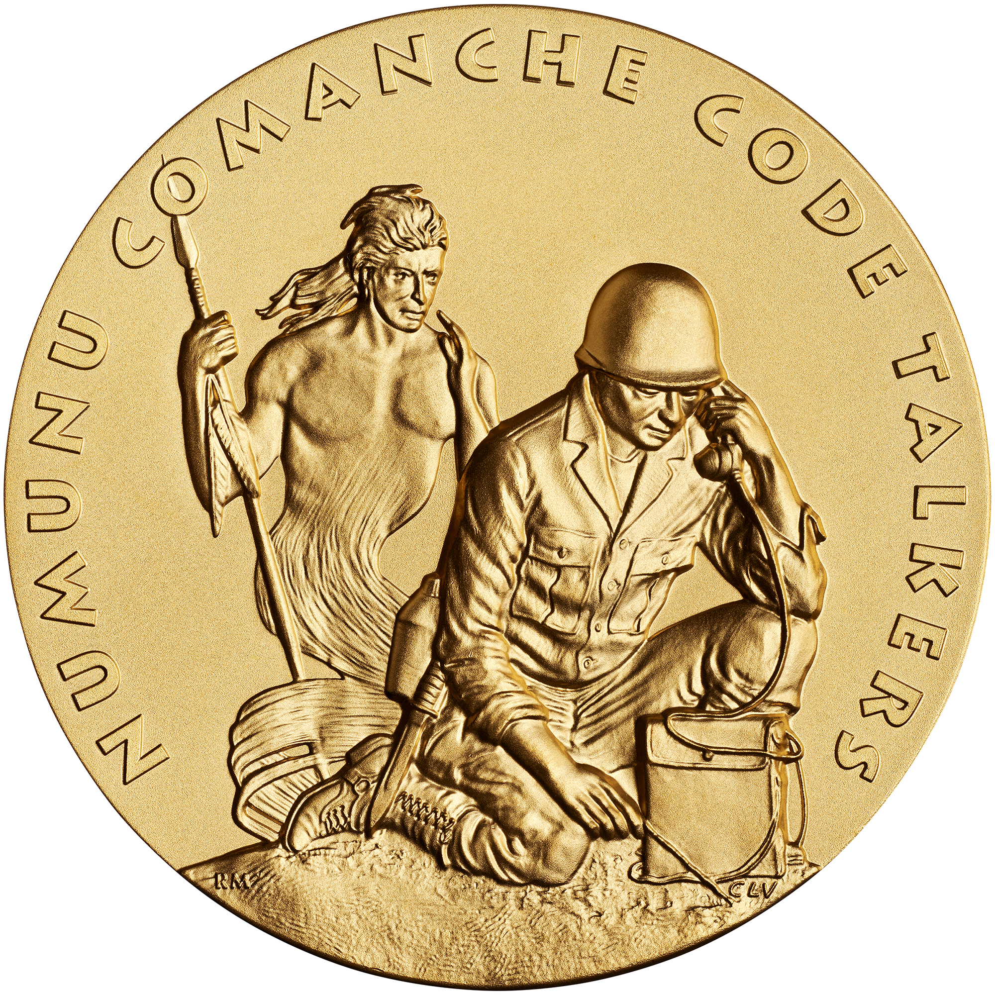 OSAGE NATION CODE TALKERS BRONZE MEDAL FROM US MINT