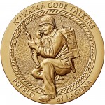 2008 Code Talkers Pueblo Of Laguna Tribe Bronze Three Inch Medal Obverse