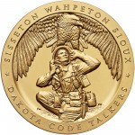 2008 Code Talkers Sisseton Wahpeton Oyate Sioux Tribe Bronze Three Inch Medal Obverse