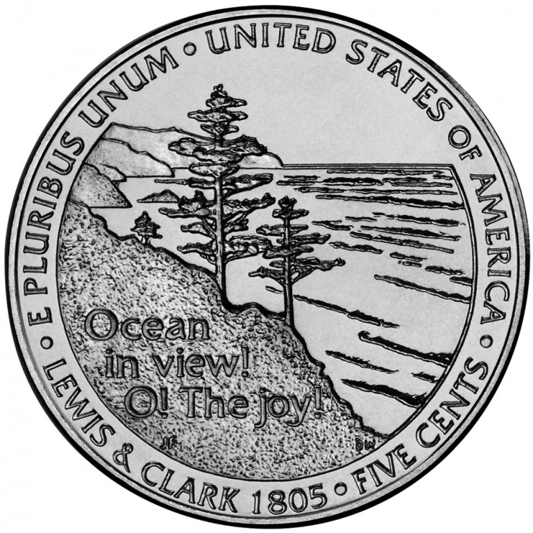 2005 Westward Journey Nickel Five 5 Cent Coin Bison Buffalo Ocean View P&D Proof 