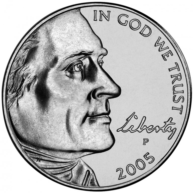 four coins BU 2004-2005 D Westward Journey Jefferson Nickels 
