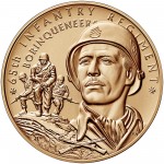 2014 65th Infantry Borinqueneers Bronze Medal One And One Half Inch Obverse
