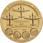 2014 Doolittle Toyko Raiders Bronze Medal Three Inch Reverse