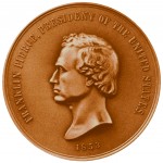 Franklin Pierce Presidential Bronze Medal Obverse