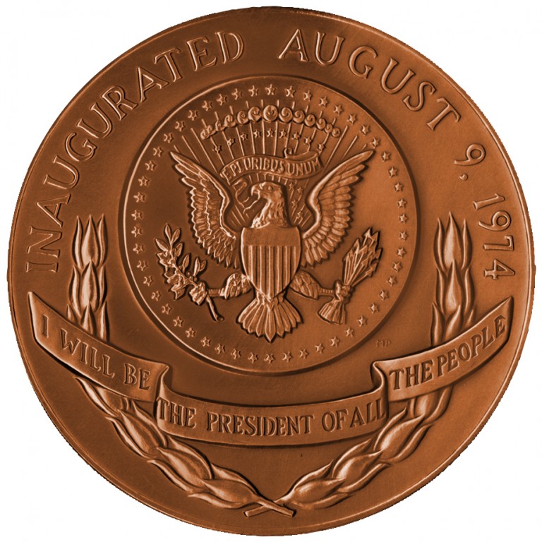 Gerald R Ford Presidential Bronze Medal Reverse