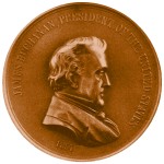 James Buchanan Presidential Bronze Medal Obverse