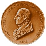 John Tyler Presidential Bronze Medal Obverse