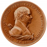 Martin Van Buren Presidential Bronze Medal Obverse