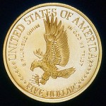 1986 Statue Of Liberty Commemorative Gold Five Dollar Proof Reverse