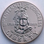 1989 Congress Bicentennial Commemorative Clad Half Dollar Proof Obverse