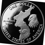 1991 Korean War Thirty Eighth Anniversary Commemorative Silverf One Dollar Proof Reverse