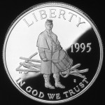 1995 Civil War Battlefield Commemorative Clad Half Dollar Proof Obverse