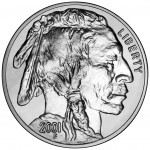 2001 American Buffalo Commemorative Silver One Dollar Uncirculated Obverse