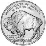 2001 American Buffalo Commemorative Silver One Dollar Uncirculated Reverse