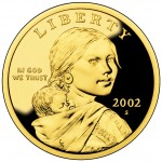 2002 Sacagawea Golden Dollar Proof Obverse