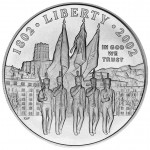 2002 West Point Bicentennial Commemorative Silver One Dollar Uncirculated Obverse
