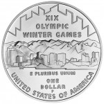 2002 Winter Olympics Salt Lake City Commemorative Silver One Dollar Uncirculated Reverse