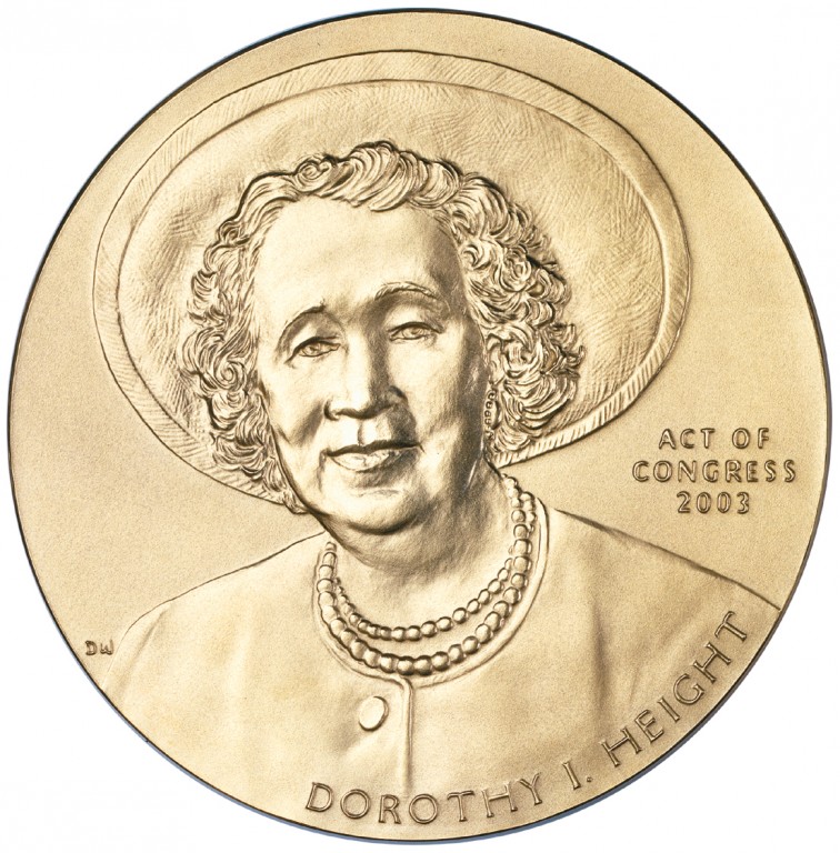Dorothy Height Bronze Medal Obverse