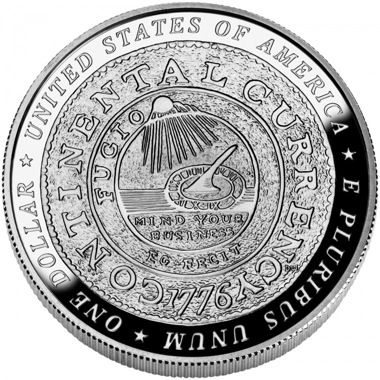2006 Benjamin Franklin Founding Father Commemorative Silver One Dollar Proof Reverse