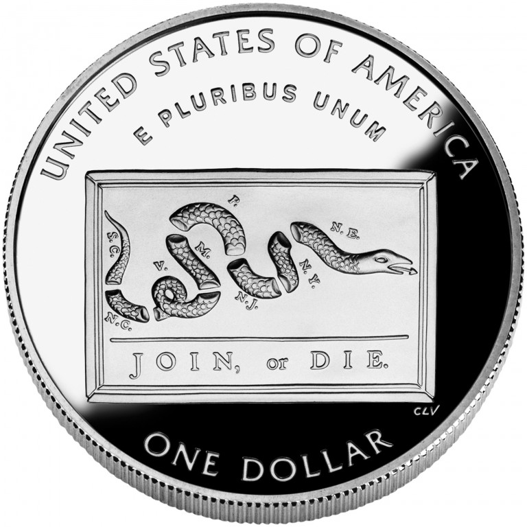 2006 Benjamin Franklin Scientist Commemorative Silver One Dollar Proof Reverse
