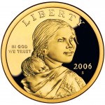 2006 Sacagawea Golden Dollar Proof Obverse
