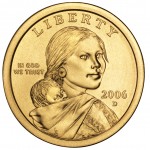 2006 Sacagawea Golden Dollar Uncirculated Obverse