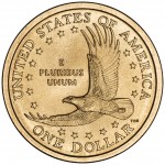 2007 Sacagawea Golden Dollar Uncirculated Reverse
