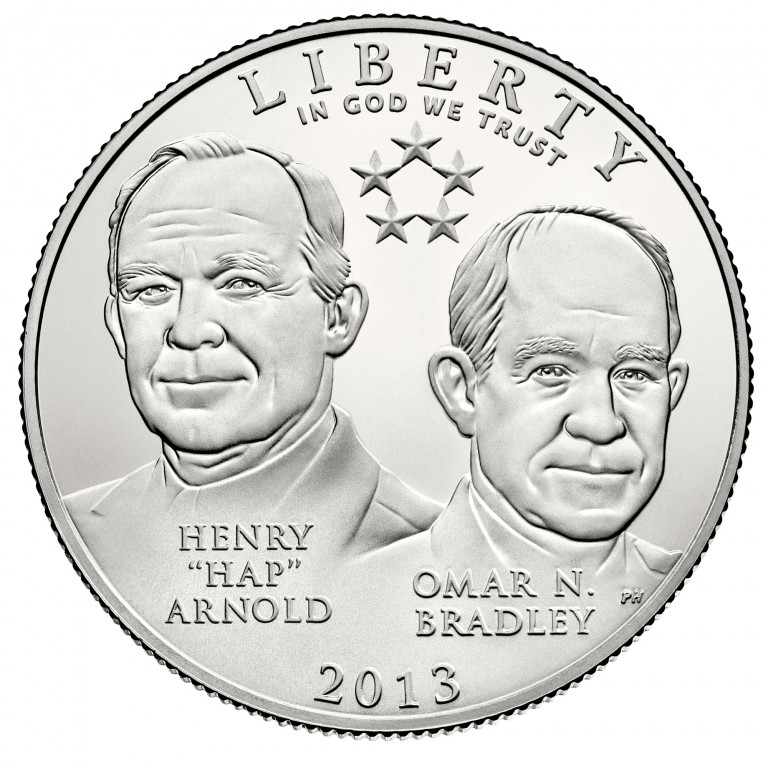 2013 5-Star General Commemorative Clad Half Dollar Mint State 