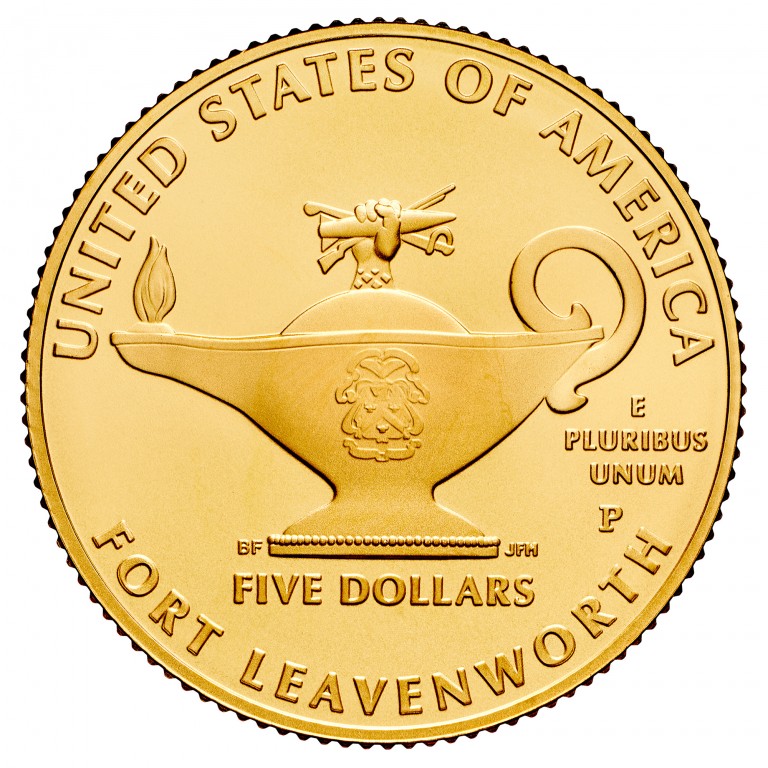 2013 Five Star Generals Commemorative Gold Five Dollar Uncirculated Reverse