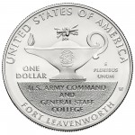 2013 Five Star Generals Commemorative Silver One Dollar Uncirculated Reverse