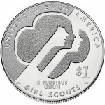 2013 Girl Scouts Centennial Commemorative Silver One Dollar Uncirculated Reverse
