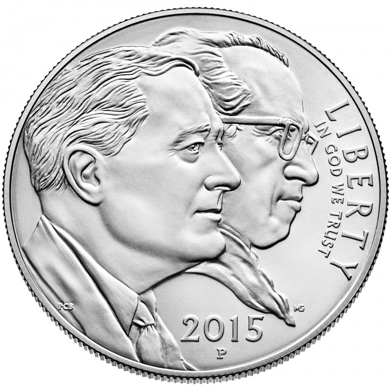 2015 March Of Dimes Commemorative Silver One Dollar Uncirculated Obverse
