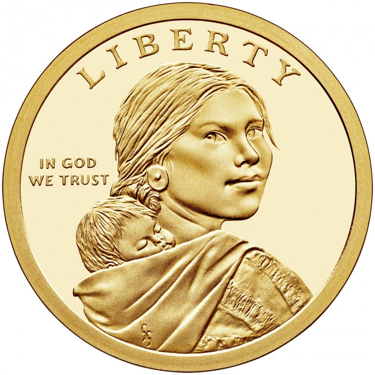 2015 Native American One Dollar Proof Obverse