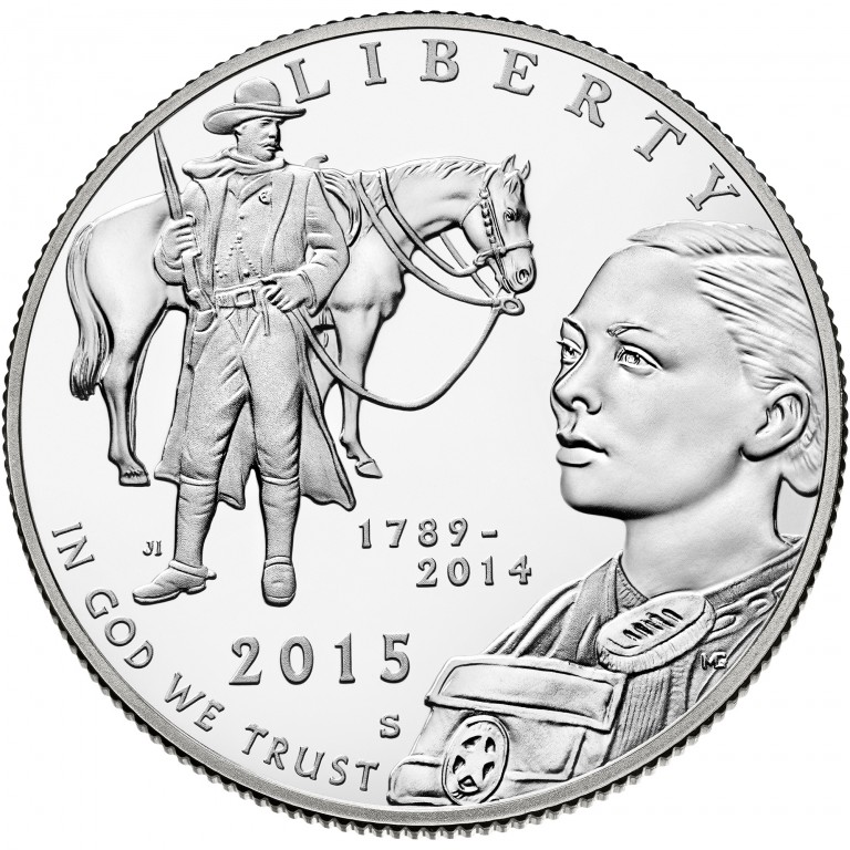 2015 United States Marshals 225Th Anniversary Commemorative Clad Half Dollar Proof Obverse