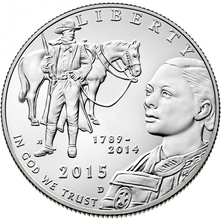2015 United States Marshals 225Th Anniversary Commemorative Clad Half Dollar Uncirculated Obverse