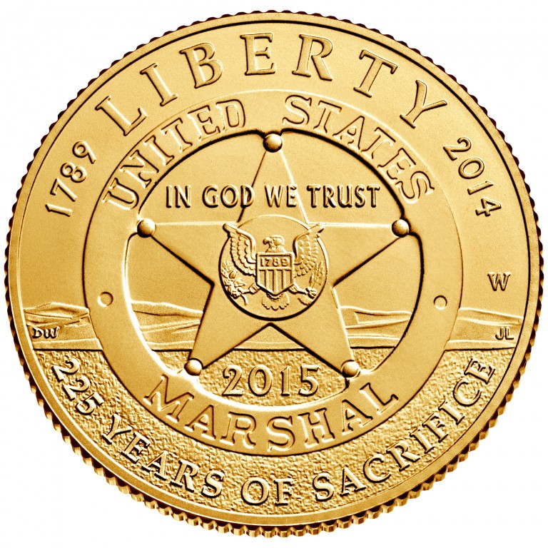 United States MarshalDepartment of JusticeGold Plated Challenge Coin Details about   U.S 