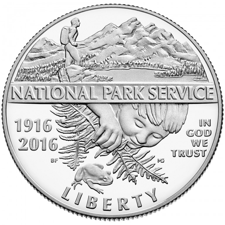 2016 National Park Service Centennial Commemorative Clad Proof Obverse
