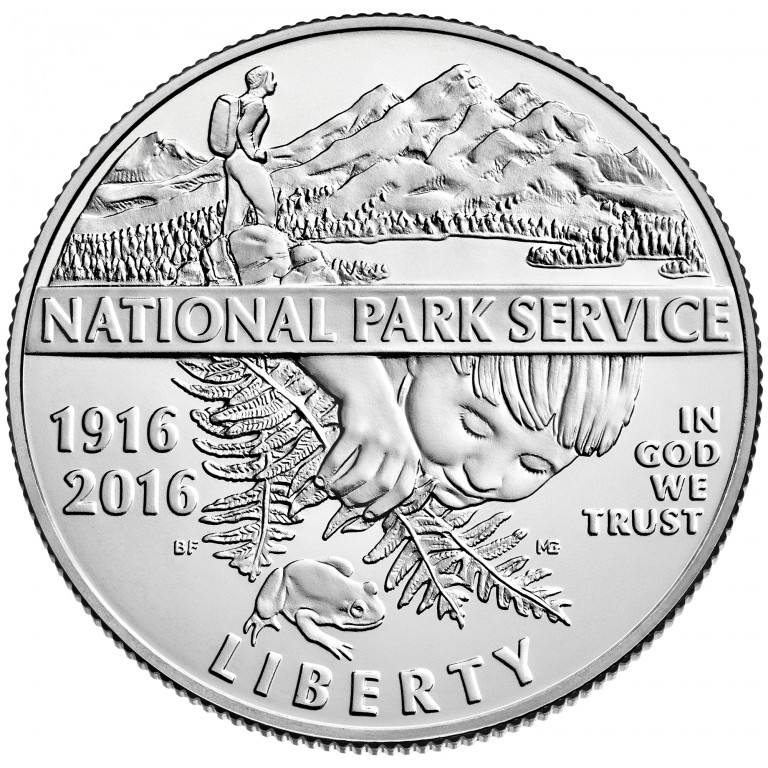 2016 National Park Service Centennial Commemorative Clad Uncirculated Obverse