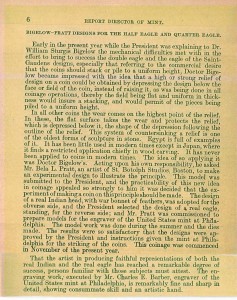1908 Annual Report excerpt, page 6. Full text is duplicated in the body of this page.